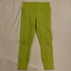 Super cute and comfy neon green high waisted leggings